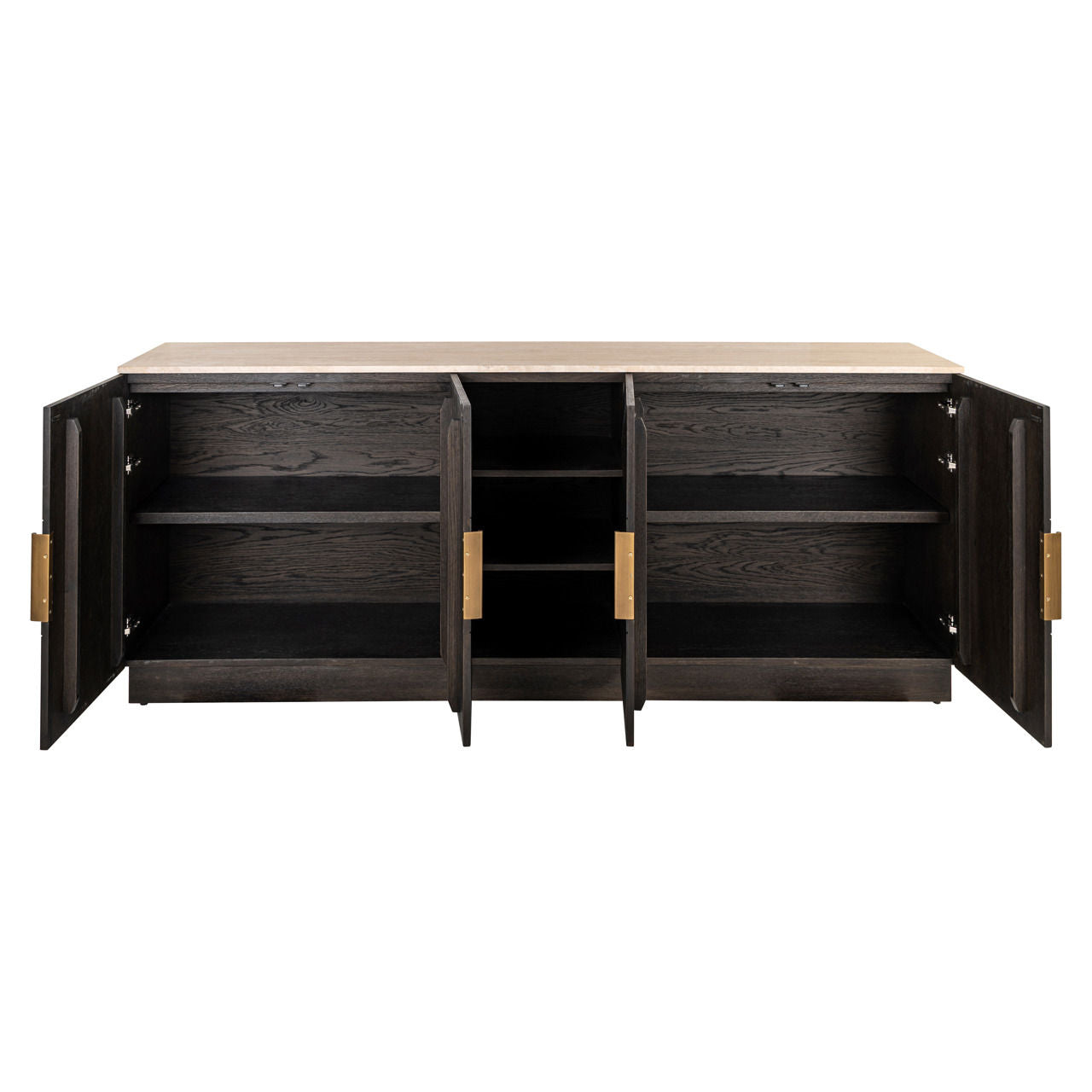 Sideboard Claremont brown  4-doors 2-shelves